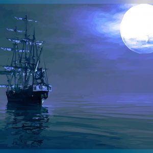 La nuit en mer