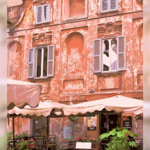 Terrasse à Rome