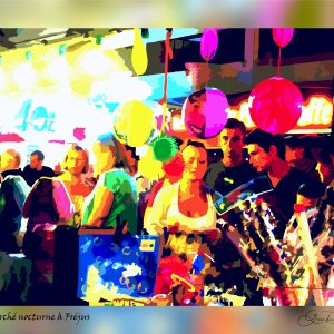 Marché nocture à Fréjus