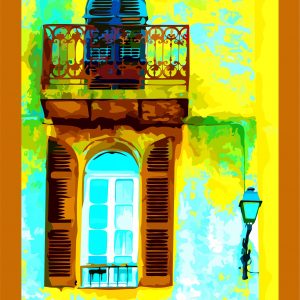 Fenêtre et balcon à Rome