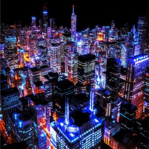 Buldings by night