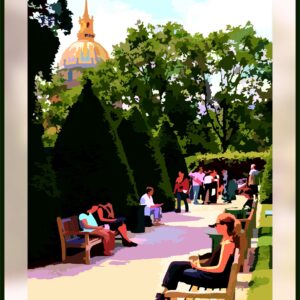 Paris, jardin du musée Rodin