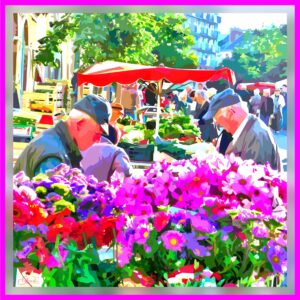 Rennes, au marché des Lices