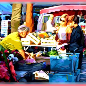 Rennes, au marché des Lices