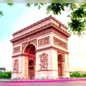 Paris, l'arc de Triumphe